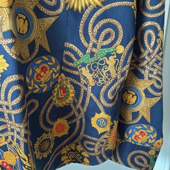 Lauren Ralph Lauren Equestrian Crest Logo Button Down Shirt L - Picture 7 of 10